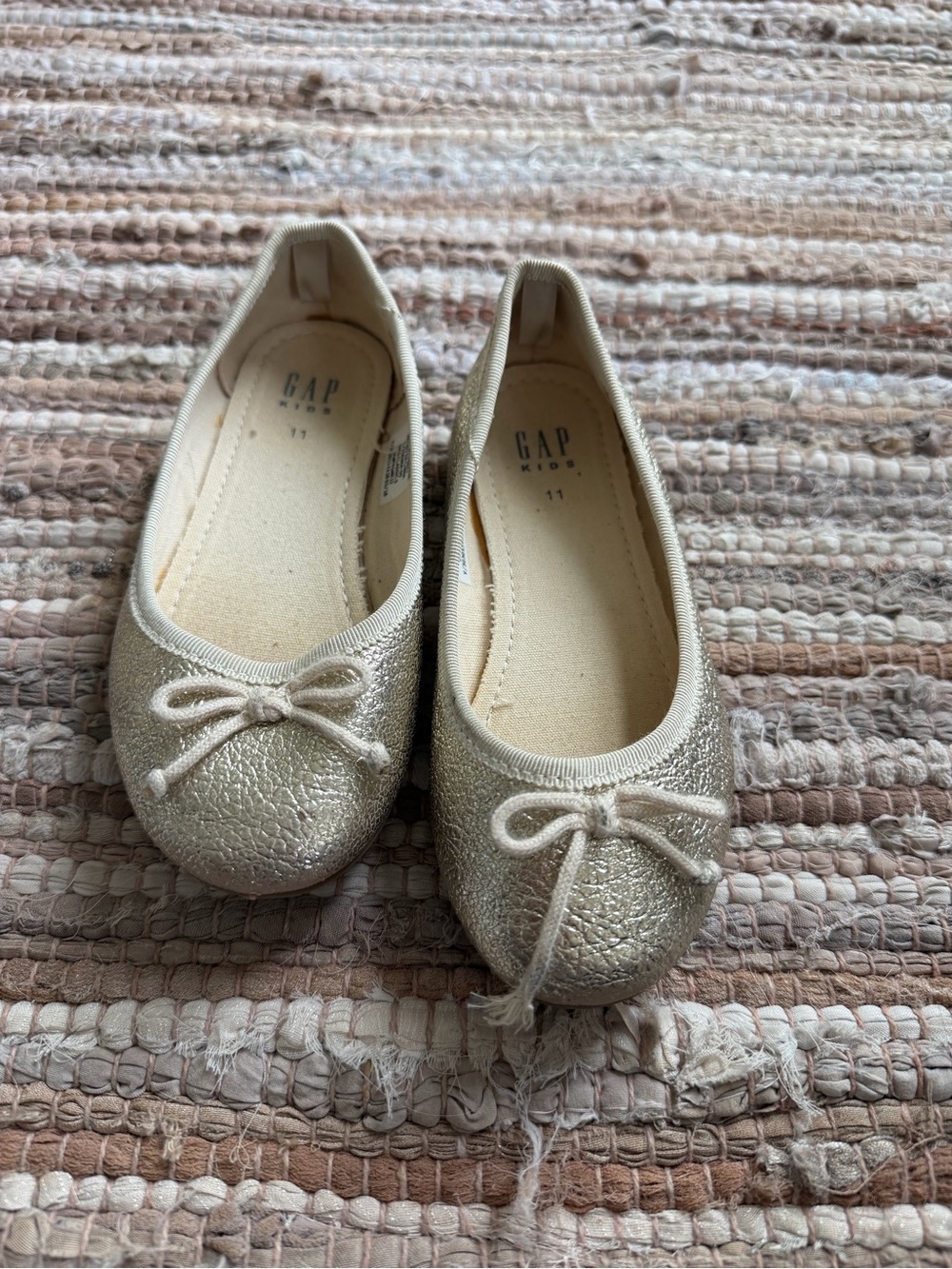 Gap Kids Gold Ballet Flats, 11
